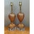 Metal Vintage Murano Glass Lamps With Lucite Bases - Pair For Sale - Image 7 of 12