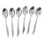 1960s Sterling Silver Demitasse Spoons, Set of 6 For Sale