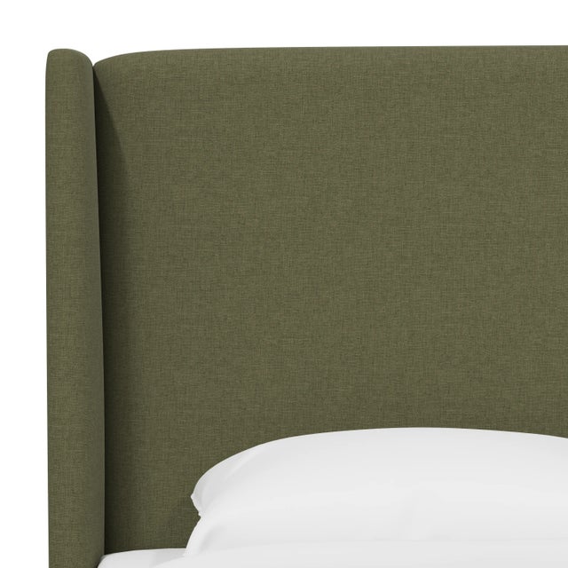 Not Yet Made - Made To Order Jordan Full Wingback Headboard in Zuma Laurel For Sale - Image 5 of 5