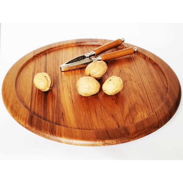 Danish Teak Rotating Serving Platter from Digsmed, 1960s For Sale - Image 10 of 10