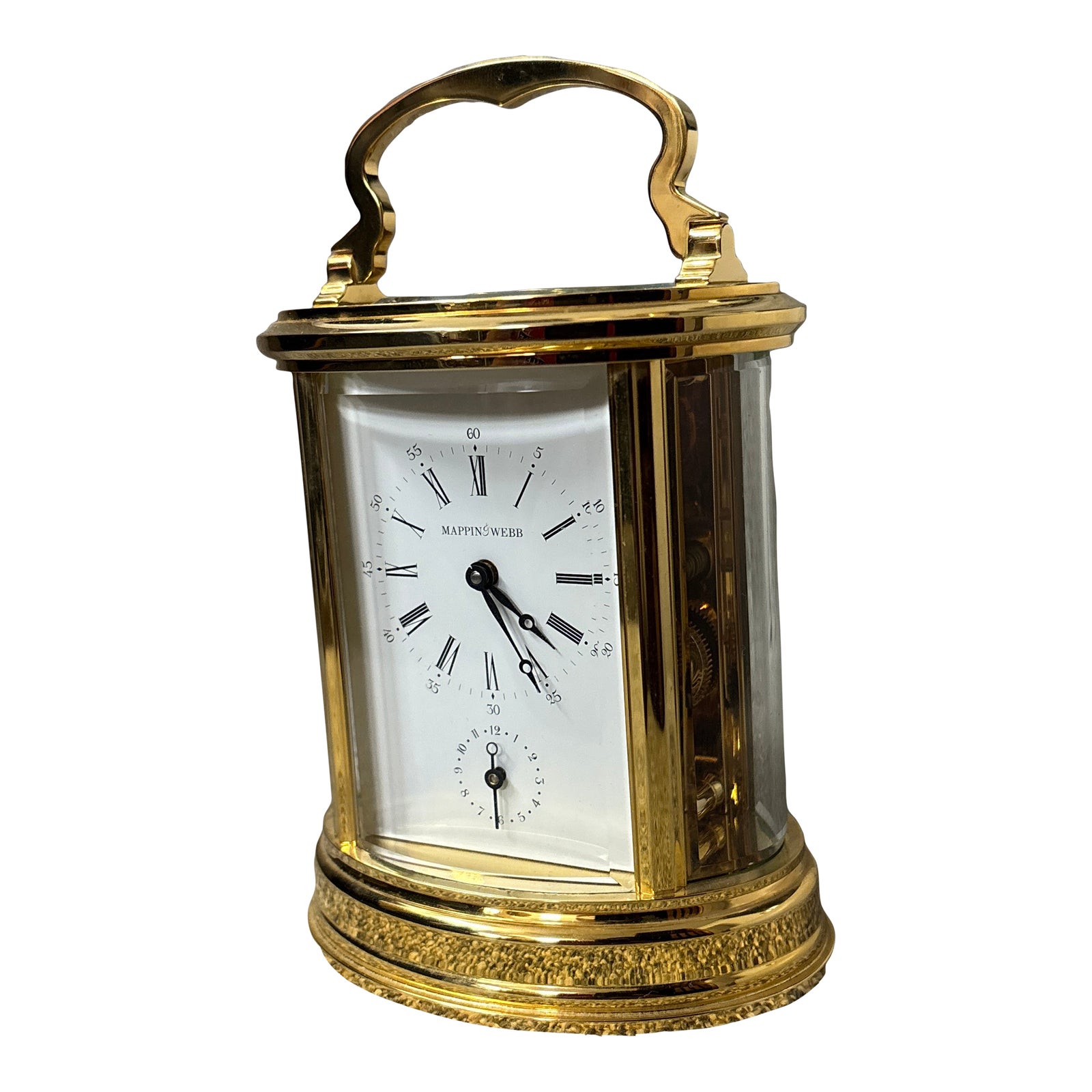 Early 20th Century Mappin & Webb Brass Clock | Chairish
