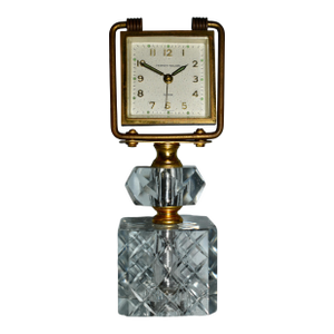 Vintage Phinney-Walker German Hollywood Regency Style Desk Clock