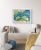 Barbara Beck 1988 Abstract Watercolor Painting on Paper Titled Bridging Blue - Signed/Dated/Unframed For Sale - Image 4 of 10