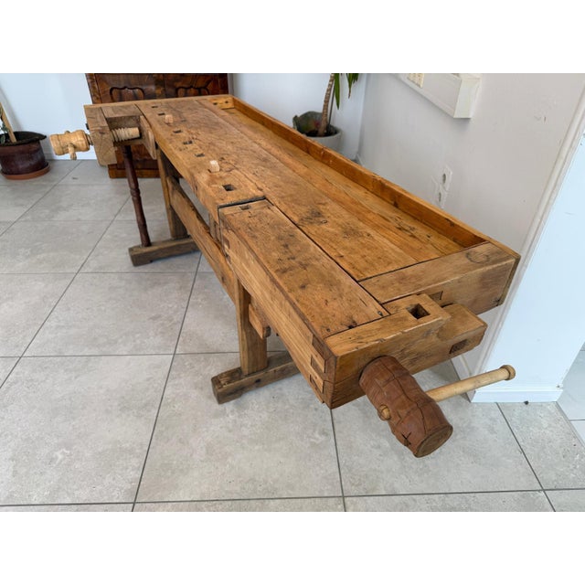 Antique Workbench, 1890s For Sale - Image 17 of 18