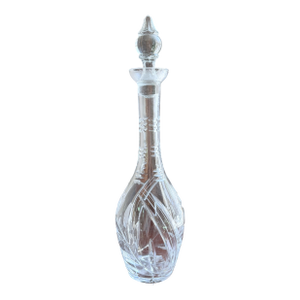 Mid 20th Century Mid Century Modern Crystal Decanter