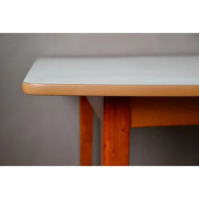 Large Mid-Century Symmetrical Worktop Table, France, 1950s For Sale - Image 16 of 18
