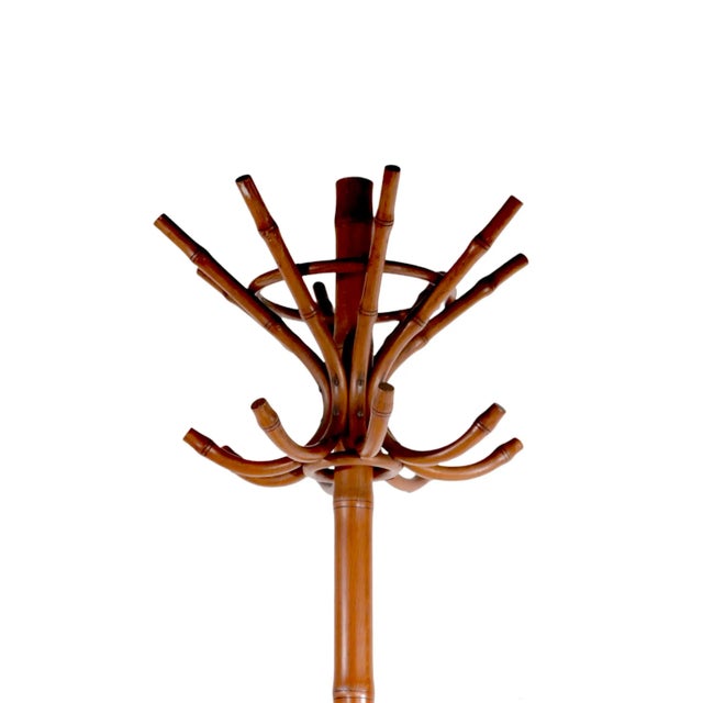 Victorian Coat Tree Rack in Faux Bamboo Chairish