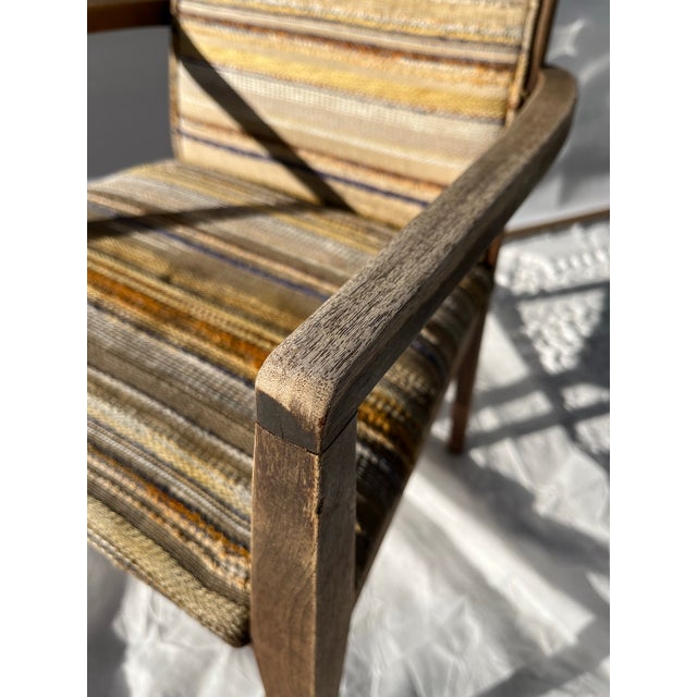 Brown MCM Dillingham Walnut Dining Arm Chair For Sale - Image 8 of 10