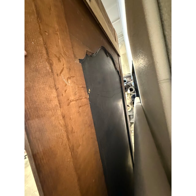 Antique French Trumeau Wall Tall Mirror, 19th Century. For Sale - Image 4 of 12