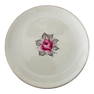 Vintage Parisienne by Royal Jackson Normandy Rose 10" Dinner Plate S/4 For Sale