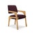 Arches Dining Chair in Dark Red Bouclé and Oak from Insidherland For Sale - Image 4 of 4