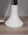 Vintage Italian Table Lamp in White Glass, 1970s For Sale - Image 9 of 12
