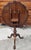 Chippendale Style Mahogany Bird Cage Spinning Tilt Top Tea Table For Sale - Image 11 of 13
