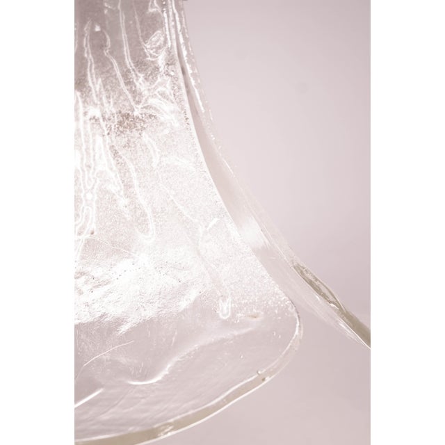 Metal Murano Glass Hanging Lamp by Carlo Nason for Kalmar For Sale - Image 7 of 11