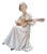 Danish Porcelain Figurine of Woman Playing Guitar from Bing & Grondahl, 1950s For Sale