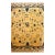 Striking Yellow-Canary Background Color With Nice Foliate Pattern Antique Chinese Ningxia Rug For Sale