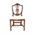 Brown Vintage Shield Back Dining Chairs, 1930, Set of 8 For Sale - Image 8 of 12