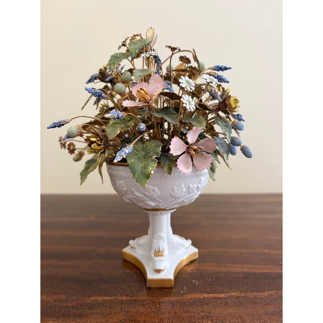Ceramic Jane Hutcheson for Gorham Enamel Flowers Fleurs Des Siècles, Circa 1970s For Sale - Image 7 of 11