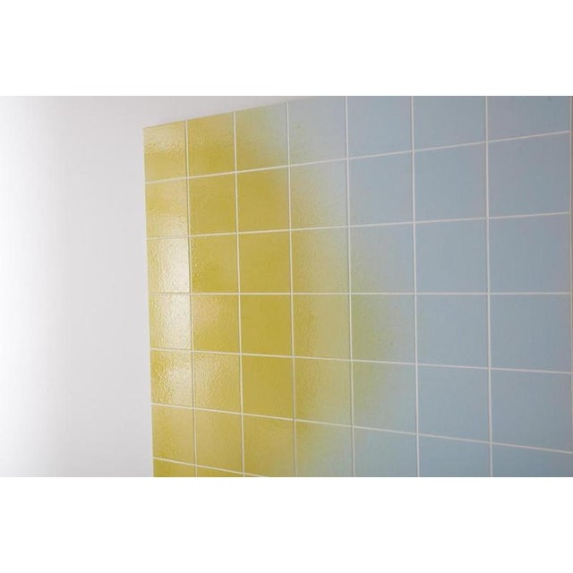 Multiple Impression Tile by Jennifer Midoz Dimensions: 15 × 15 cm tiles Materials: Glazed earthenware. Impression is an...