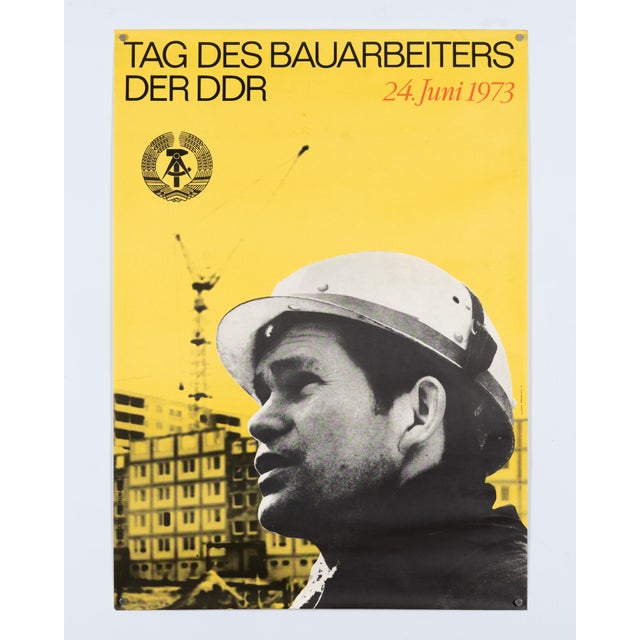 Modern Original GDR Political Propaganda Poster by Nietzsche For Sale - Image 3 of 9