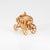 Vintage Portuguese Carriage Charm 19k Yellow Gold Pendant Fine Jewelry For Sale In Los Angeles - Image 6 of 7