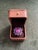 Gemstone Classic Italian Bochic "Capri" Ruby & Amethyst Ring Set In 18K Gold & Silver For Sale - Image 7 of 18