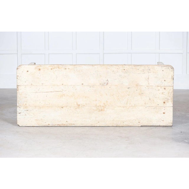 Early 19th Century 19th Century Irish Painted Vernacular Pine Farmhouse Table, 1800s For Sale - Image 5 of 12