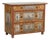 19th Century Original Hand-Painted Pine Chest of Three Drawers With Soldiers on Horseback For Sale