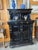 French Antique Napoleon III Ebonized Two Part Cabinet For Sale - Image 3 of 12