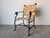 1990s Organic Modern Hand-Wrought Iron and Woven Raffia Armchair For Sale - Image 9 of 12