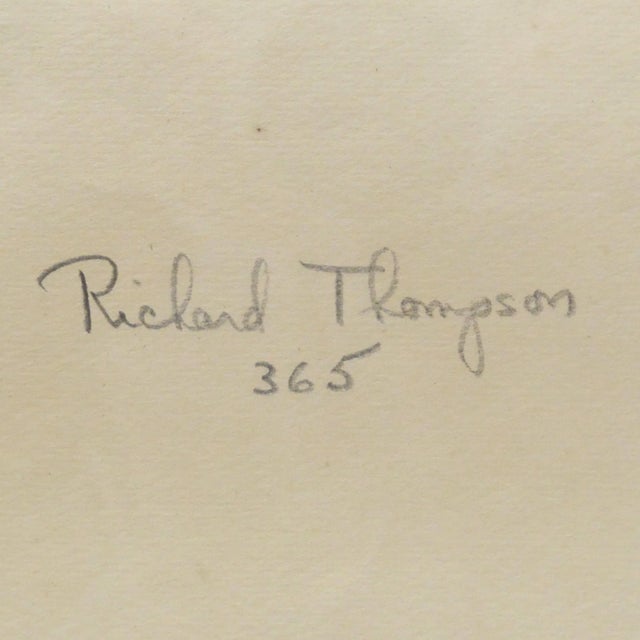 Portraiture Springer Spaniel Art Limited Edition Chromolithograph Richard Thompson (1914-1991) For Sale - Image 3 of 6