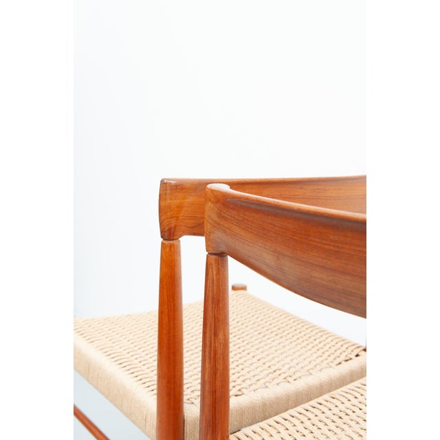 1960s Vintage Teak Dining Chairs by Henry Walter Klein for Bramin, 1960s, Set of 4 For Sale - Image 5 of 12