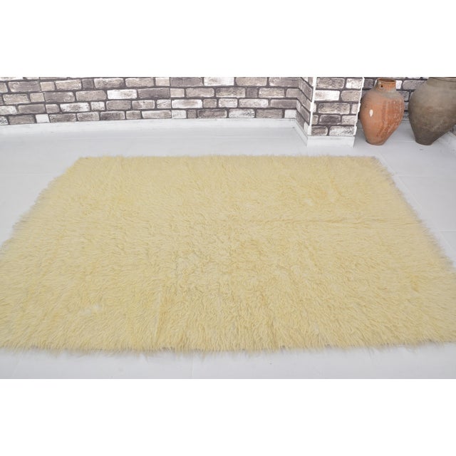 1960s Anatolian Angora Wool Rug For Sale In Phoenix - Image 6 of 10