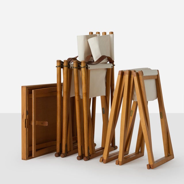 Rud Rasmussen 1960s Folding Beach Table by Mogens Koch for Rud Rasmussen For Sale - Image 4 of 13