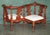 19th Century Carved Red and Gilt Tête-À-Tête Lovers Conversation Set For Sale - Image 15 of 18