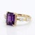 Amethyst Engagement Wedding Ring - February Birthstone Ring for Her - Us 7 For Sale - Image 4 of 4