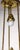 Metal Antique Art Nouveau French Brass and Crystal Chandelier, 1890s For Sale - Image 7 of 13