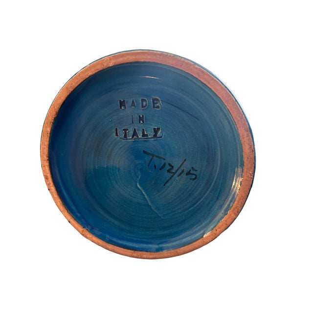 1950s Aldo Londi for Bitossi Candy Jar With Top, and Cylindrical Vase From the ‘Liberte’ Collezione. For Sale - Image 5 of 8