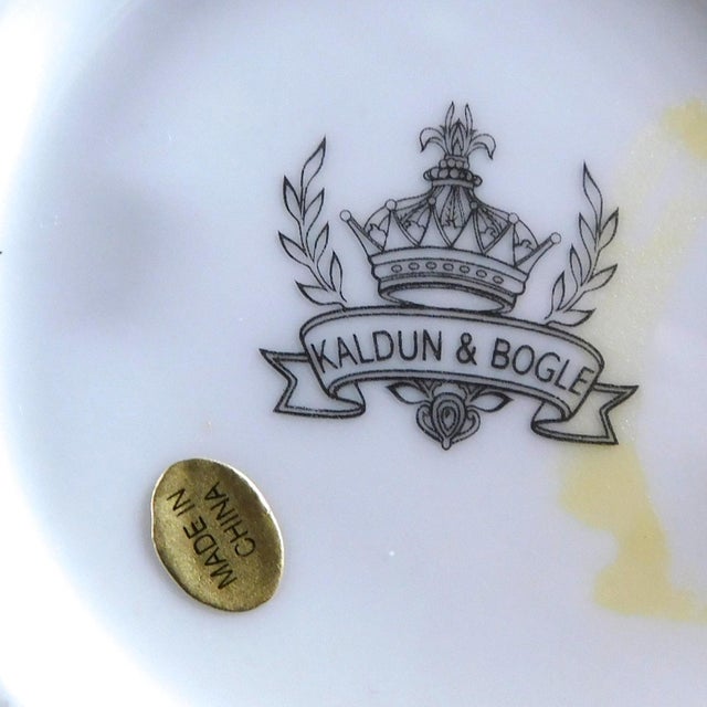 1950s Kaldun and Bogle White Chocolate Pot or Teapot With Roses For Sale In San Francisco - Image 6 of 6