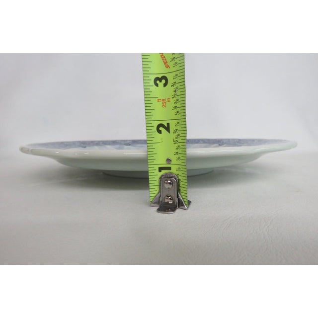 Boch Delfts Extra Large White Blue Porcelain Plate Royal Sphinx Holland 4896b For Sale - Image 13 of 18