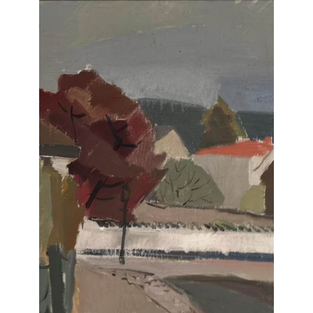 Bengt Eklund, Landscape, 1951, Oil Painting on Canvas, Framed For Sale - Image 8 of 18