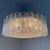 Vintage German Ice Glass Ceiling Lamp from Doria Leuchten, Germany, 1970s For Sale - Image 10 of 18