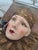 1980s Art Deco Decorative Wall Art Pieces Featuring Ceramic Faces, 1990s, Set of 2 For Sale - Image 5 of 9