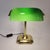 Banker's Table Lamp in Gilt Brass and Glass, Spain, 1970s For Sale - Image 4 of 18