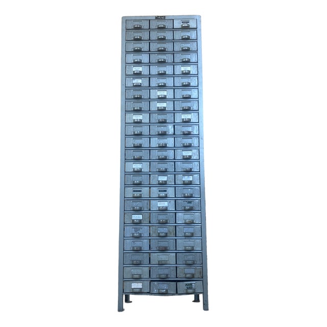 Industrial Metal Workshop Drawer Cabinet by Bito, 1960s For Sale