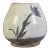 Vintage Folk Pottery Bird Feeder Jar – Slip-Painted Floral Motif, Rustic Earthenware For Sale