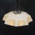 French yellow opaline glass pendant lights 2 meter black cotton flex E27 / E26 Up to 250V (Europe/UK Standard).The wiring...