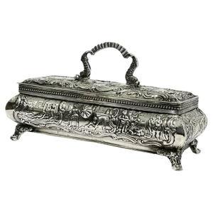 19th Century Dutch Silver Box by Willem Van Baren, Schoonhoven, 1886