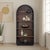 With its graceful curves and warm wood tones, the Marlow Bookcase offers timeless style with a modern edge. The arched...