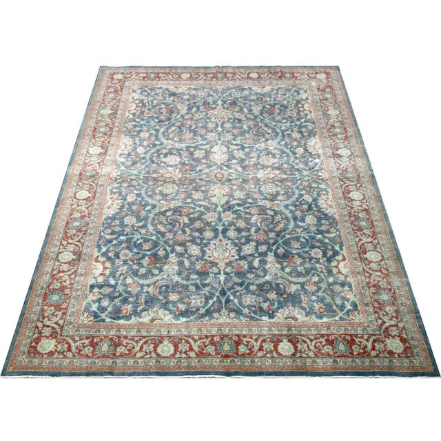 1940s 1940s Persian Tabriz Rug For Sale - Image 5 of 6